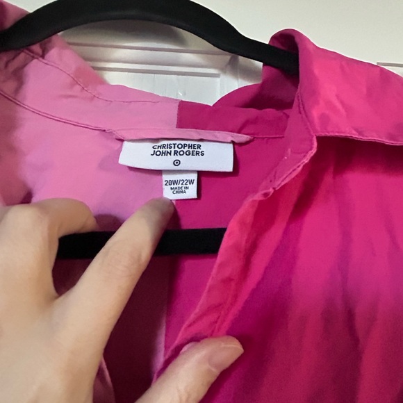 Christopher John Rogers x Target Two-Tone Pink Long Sleeve Dress - Picture 4 of 8